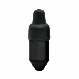 Unbranded Black | Smooth Metal Pepper Shaker Rubber Pacifier Bullet