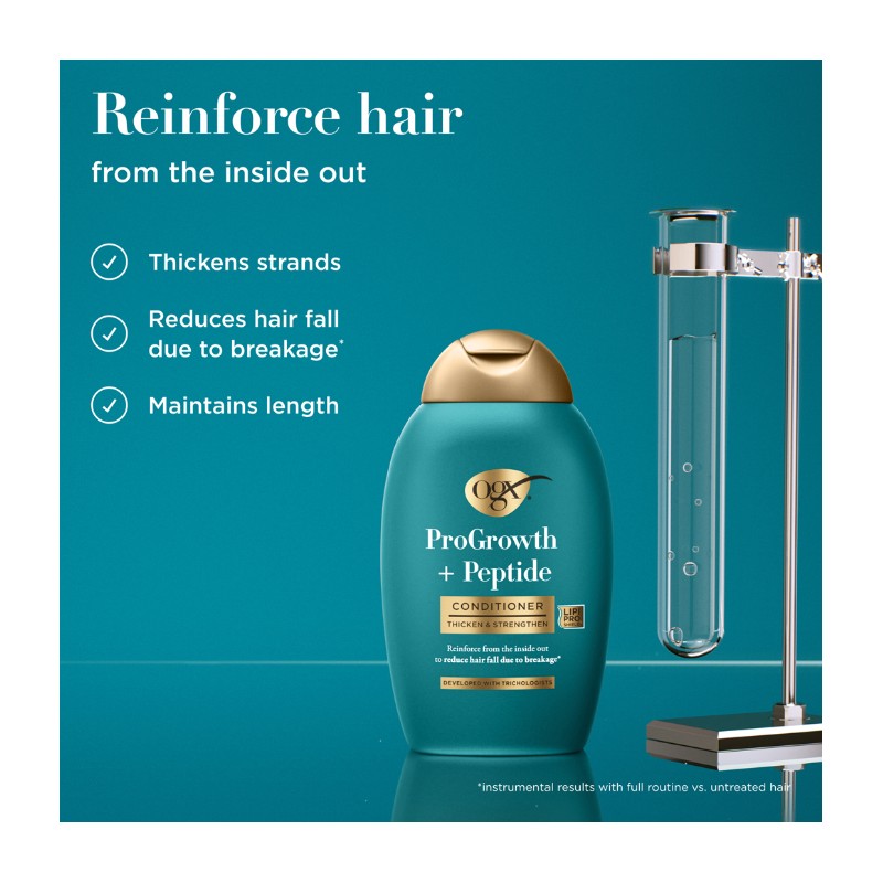 OGX ProGrowth + Peptide Conditioner 385mL