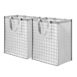Lily queen Recycle Bin Bags for Kitchen Home Trash Cans Sorting Bins 12 Gallon Set of 2