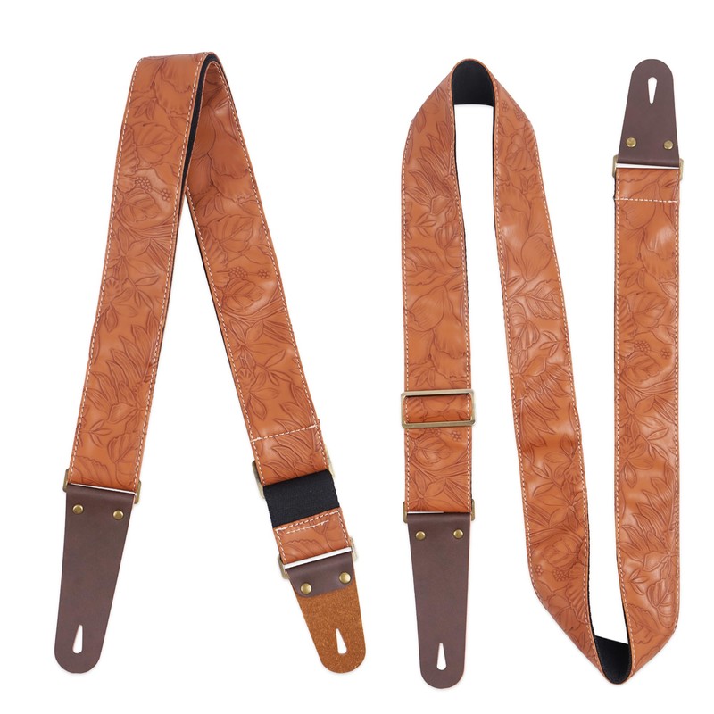 Haecsfl Adjustable Guitar Strap Includes 2 Strap Locks & 2