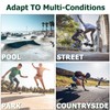 WhiteFang Skateboards for Beginners, Complete Skateboard 31 x 7.88, 7