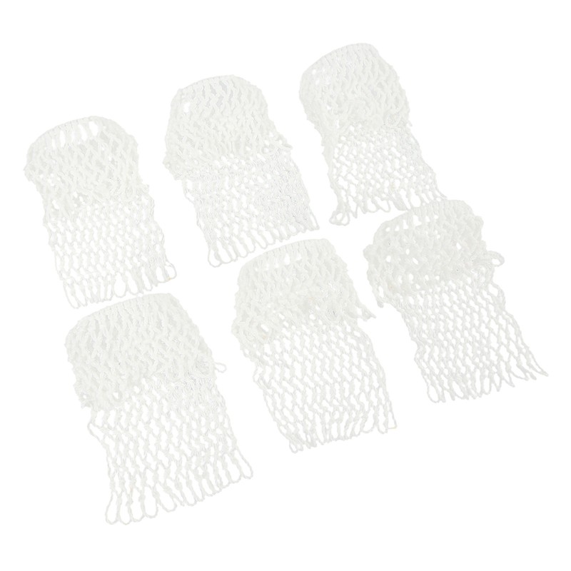 6PCS Billiards Table Net Pocket White Durable Cotton Billiard Pockets