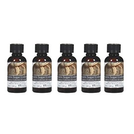 Hosley Warm Sugar Cookies Scented Fragrance Warming Oils - Box of 5 (55 ml/1.86 oz Each) - Idea Gift for Weddings, Spa, Reiki, Meditation, Bathroom Settings