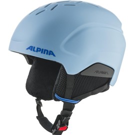 ALPINA PIZI Unisex Youth Ski Helmet, Smoke-Blue Matt, 46-51 cm
