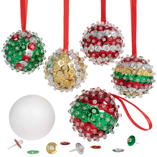 READY 2 LEARN- Create Your Own Sequin Ornaments - Set