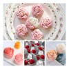Molde De Silicón Flores Rosas 6 Cavidades Jabones Repostería