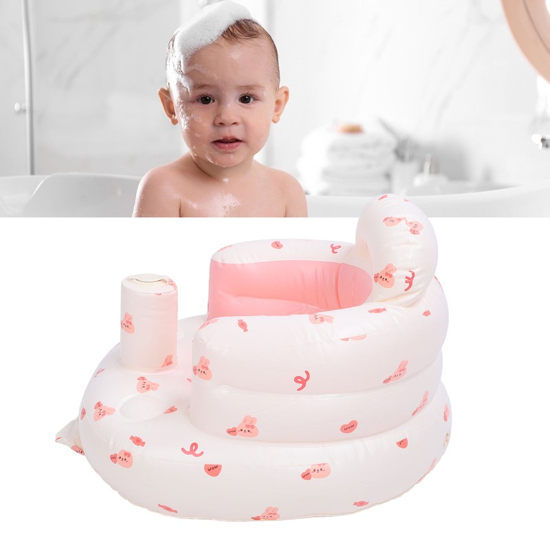 Baby Inflatable Seat with Air Pump Infant Back Support Sofa