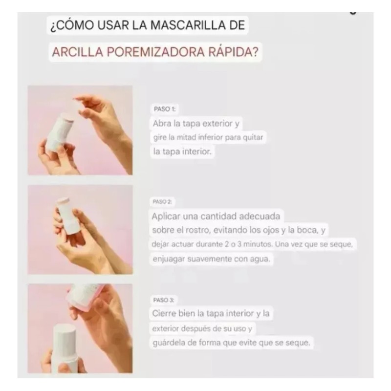 Máscara Argila Pele Rápida