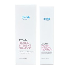 Atomy Protein Intensive Hair Care Set (Protein Shampoo + Protein Treatment), 1 set / 애터미 프로틴 인텐시브 헤어케어 세트 (프로틴 샴푸+프로틴 트리트먼트), 1세트