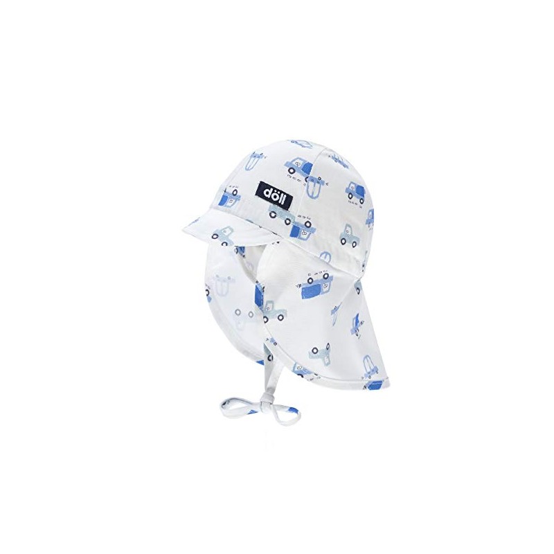Döll Baby Boys' Tie Hat with Peak and Neck Protection
