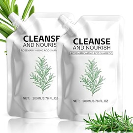 2Pack Rosemary Amino Acid Shampoo,Hair Growth Shampoo for Thinning Hair Women and Men Hair Loss, Thicken & Strengthen Scalp with Natural Formula,Hair Care Set (6.76 FL.OZ Each)