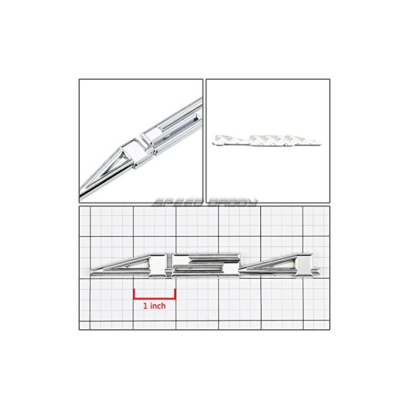 Auto Dynasty 2 x Metal Emblem Decal Logo Trim Badge