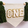 Boho Green 1st Birthday High Chair Banner