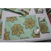 FIESTA Ocala ~ Two Fabric 19" Sq Napkins & Two
