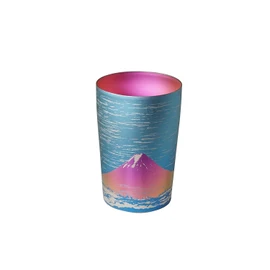 HORIE T09MFR270 T09MFR270 Tsubame Niigata Titanium Double Tumbler Fuji 270cc Red Fuji Paulownia Box Included