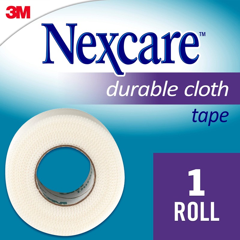 Nexcare Durapore Durable Cloth Tape, 1 Inch x 10 Yards,