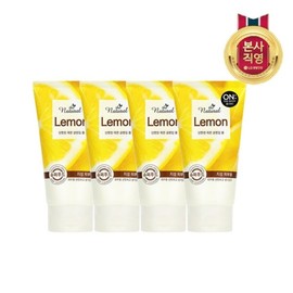 Onthebody The Natural 온더바디 더내추럴 산뜻 레몬 클렌징폼 120g x 4개 On The Body The Natural Fresh Lemon Cleansing Foam 120g x 4pcs