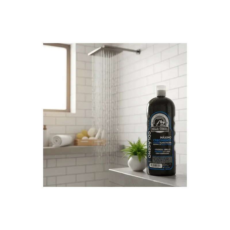 Bella Corcel Shampoo Colageno + Crecimiento Anticaida