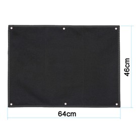 64 x 46 cm patch display plate, hanging patch collection board, tactical military patch holder, pegboard for collecting, hook and loop emblems, badge patch, 6-hole, 1000D durable nylon