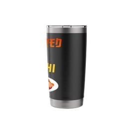 Powered By Kimchi Funny Korean Spicy Cabbage Food Lover Stainless Steel Insulated Tumbler