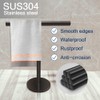 Hand Towel Holder Stand for Bathroom Vanity Countertop Matte Black
