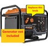 Compatible replacement knob for Generac GP3500iQ (NOT for iQ3500i) watts