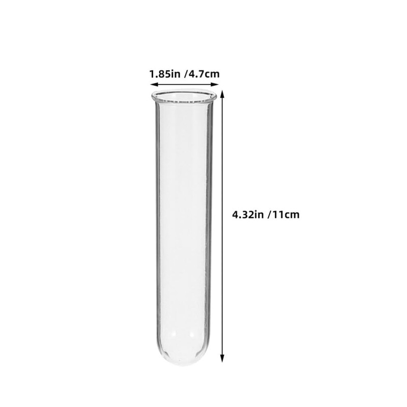 POPETPOP Plant Propagation Tubes 4pcs Glass Test Tube Vase Replacement