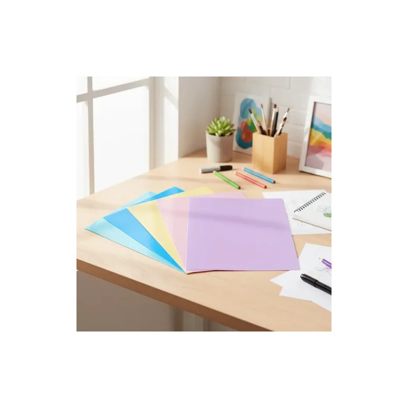 Pasta Para Engargolar Encuadernar Engargolado Pastel 50pz
