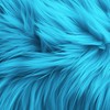Faux Fur Fabric | 30" Round Circular Fluffy Shaggy Faux