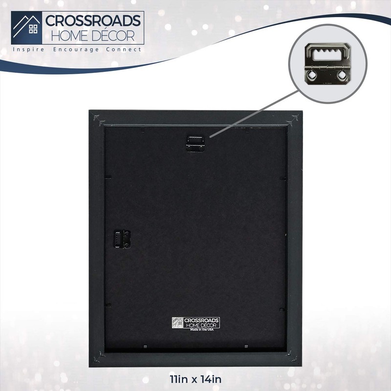 Crossroads Home Décor Fireman’s Prayer Picture Frame, Firefighter Decor, 2104BW