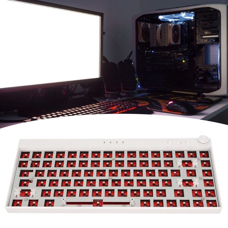 Mechanical Keyboard Kit 84 Key DIY RGB Lighting Hot Swap