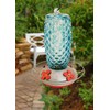 Hummingbird Feeder by Grateful Gnome - Large Hand Blown Stained