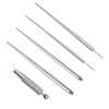NOPKESV Stainless Steel Piercing Taper Insertion Pin, Thread-Free Assistant Tool,