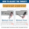 JQDML Upgrade High Torque 40 lbs DIY Reciprocating Linear Actuator