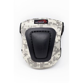 SAFE HANDLER Camouflage Multi-Purpose Knee Pads | Durable Nylon, High Impact Hard Caps, Strong Double Straps - Camo