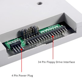 GoTEK SFR1M44-U100 3.5 Inch 1.44MB USB SSD Floppy Drive Emulator Grey