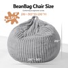 Homguava 2FT Bean Bag Chair, 2' Small Bean Bags with