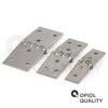 OPIOL QUALITY® Hinge Punched 100 x 40 mm Stainless Steel