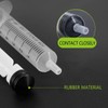 AIMALL 100-200ML Reusable Big Large Plastic Hydroponics Nutrient Measuring Syringe,