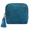 Velvet Jewelry Organizer Pouch for Travel – Zipper Storage with