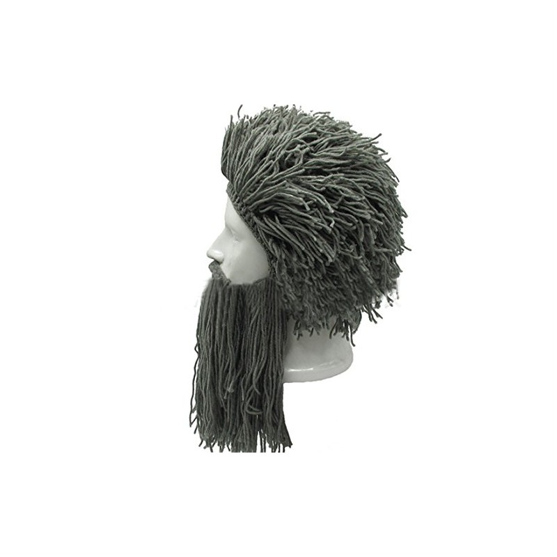 LerBen® Men Women Knit Bearded Hats Handmade Wig Winter Warm