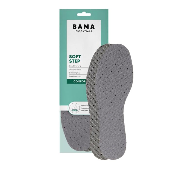 Bama 203400-999-43" Soft Step Insole, Black, Size 43