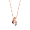 The Kiss SPD263CB Women's Gift Accessory Teardrop Drop Silver Necklace,