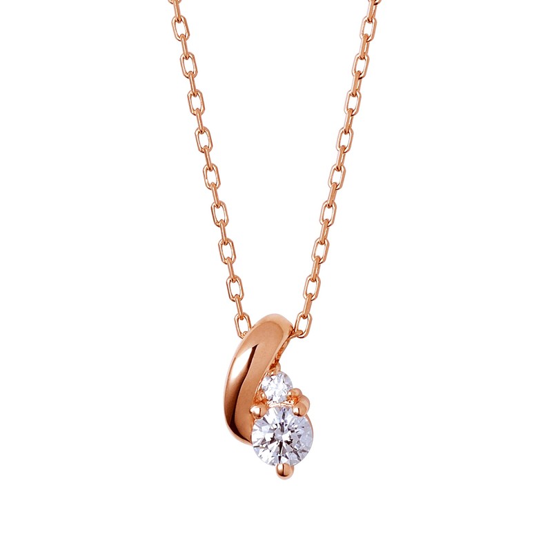 The Kiss SPD263CB Women's Gift Accessory Teardrop Drop Silver Necklace,