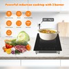 MOCIFI 12 Inch Induction Cooktop 2 Burners, 1700W Built-in &