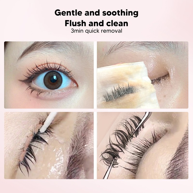 0.28oz Lash Remover Cream Peach Flavor Mild Eyelash Extension Remover