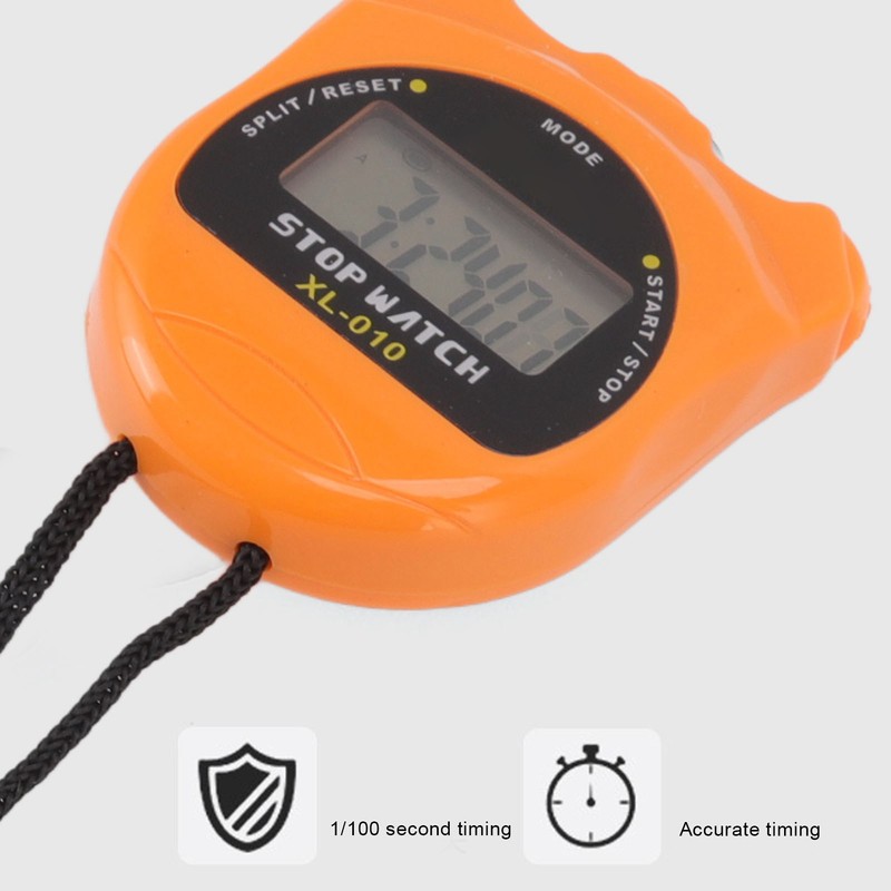Referee Digital Stop Watch Timer Waterproof Multi Functions 140mAh Sports