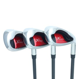 Extreme X5 Women's Complete Golf Wedge Set: 52° Approach Wedge (AW), 56° Sand Wedge (SW), 60° Lob Wedge (LW) Right Handed Ladies Flex Steel Shaft
