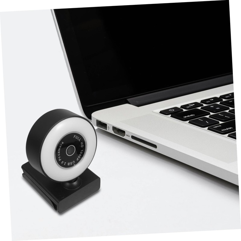 Operitacx Web Camera Ring Light Usb Webcam Brightness for Video