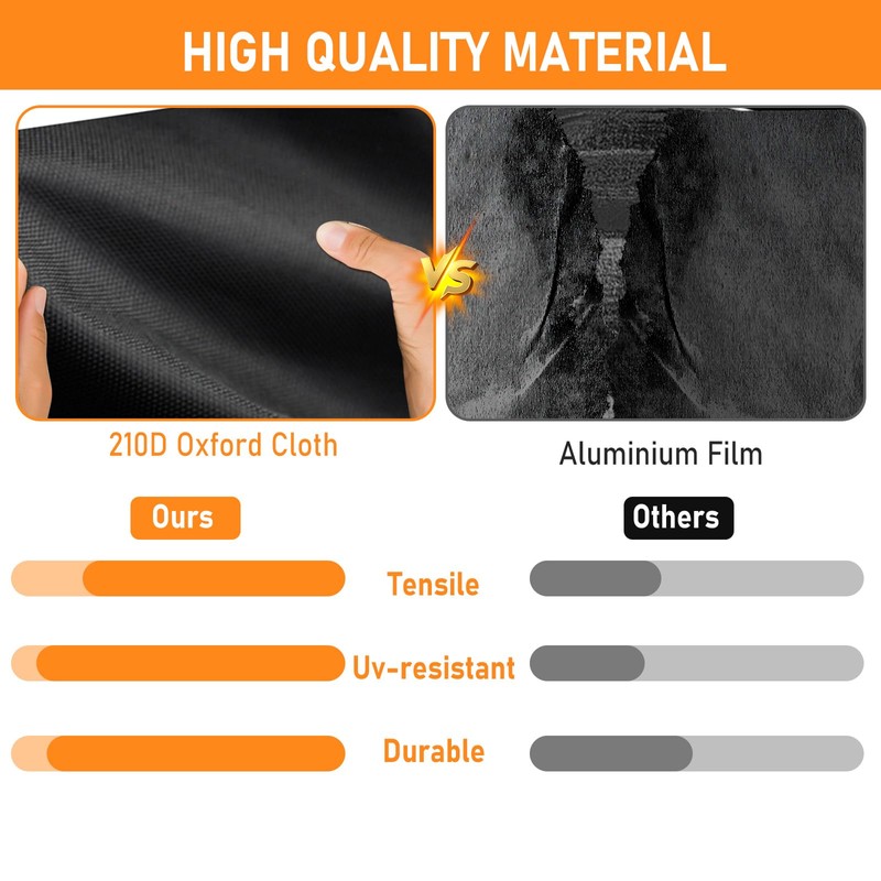 420D Car Covers Half Exterior Cover Outdoor Cab Car Cover